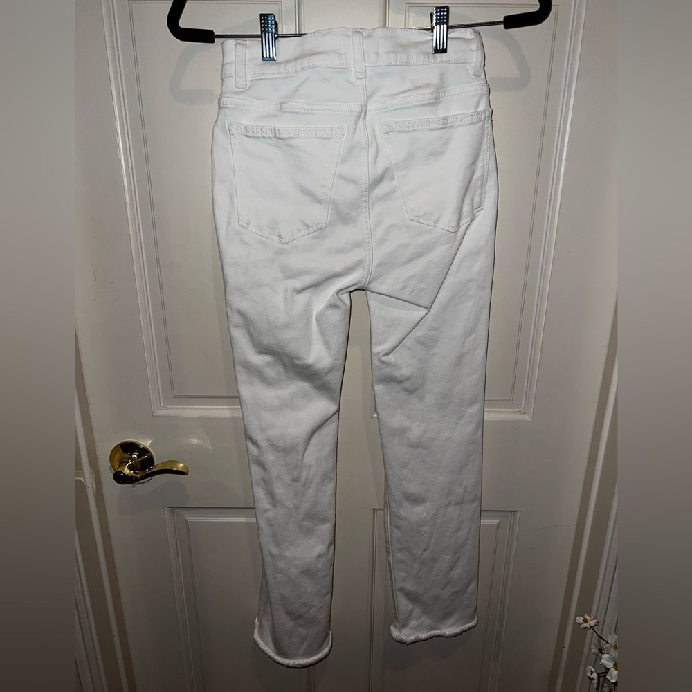 Mara instasculpt straight legged DL1961 white cropped jeans - Picture 7 of 12